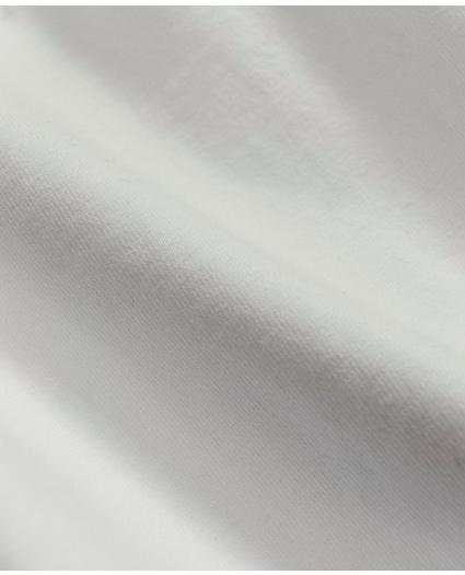 Stretch Sueded Cotton Jersey Half-Zip, image 3