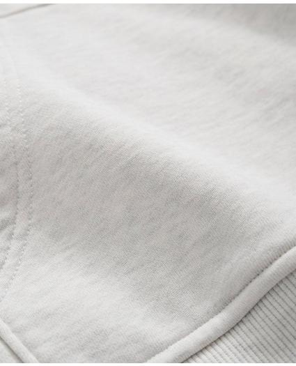 Cotton French Terry Half-Zip Sweatshirt, image 4