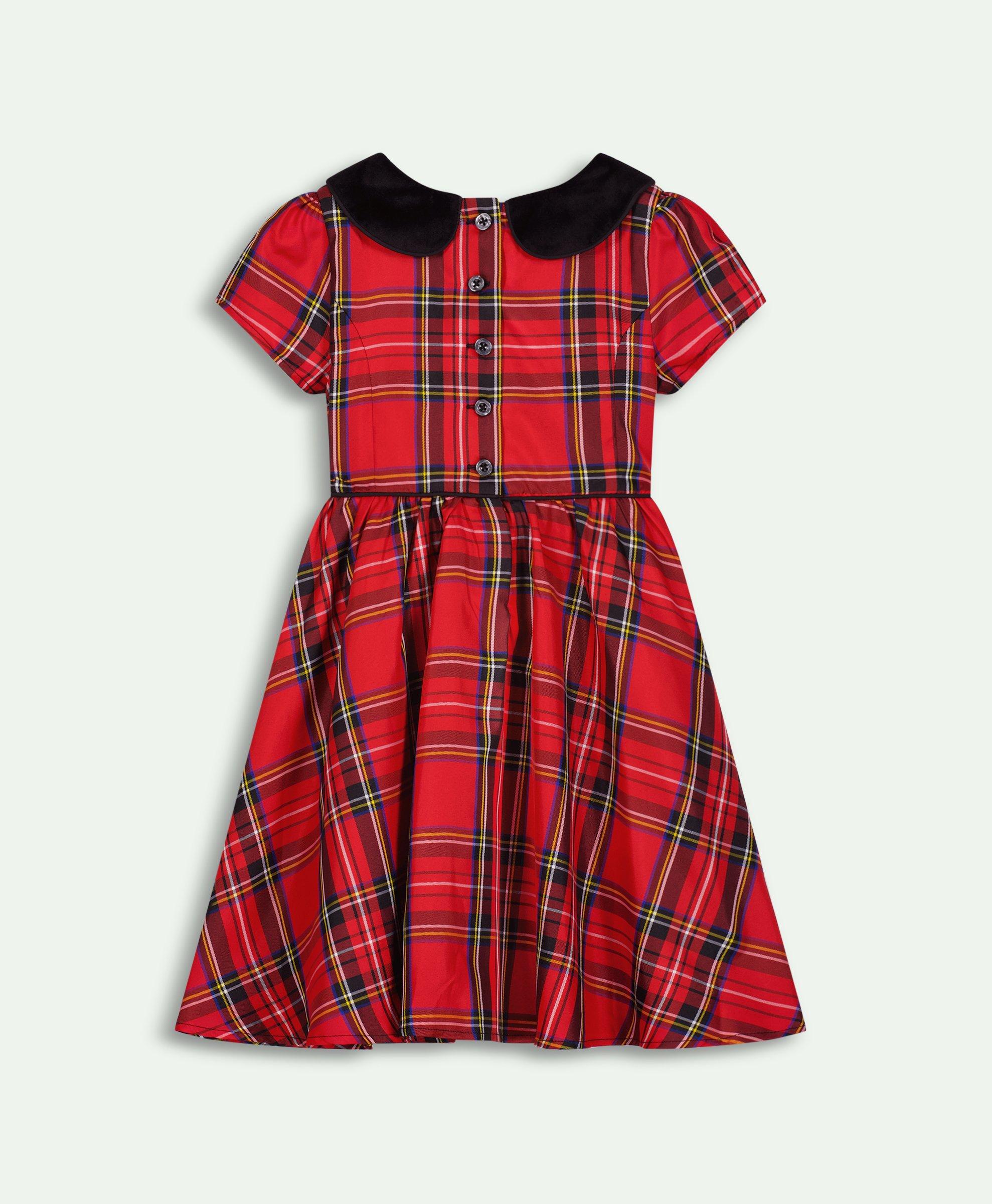 Tartan taffeta outlet dress