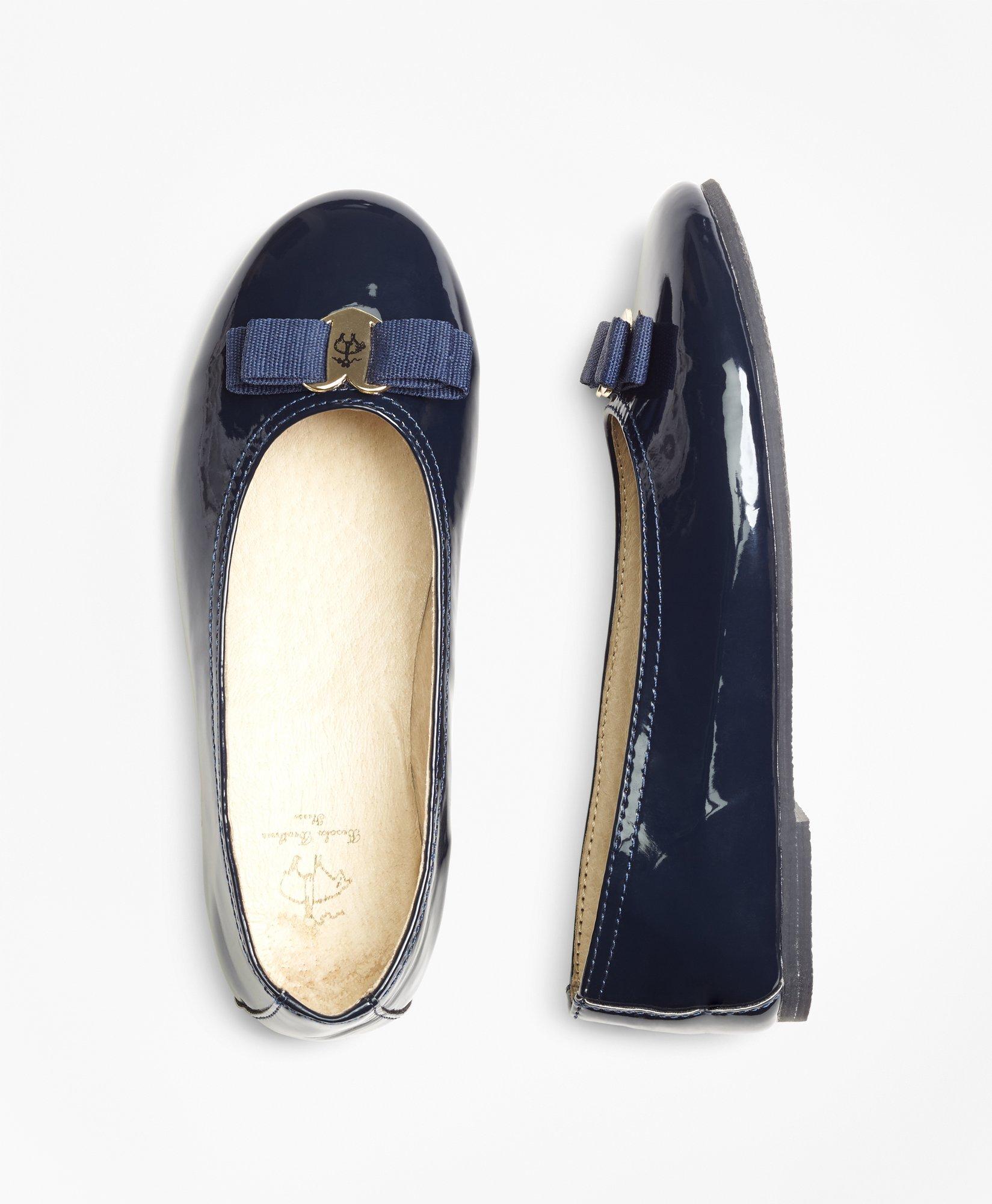 Navy blue patent flat shoes hotsell