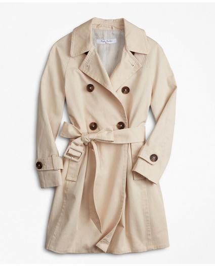 Girls Double-Breasted Trench Coat, image 1