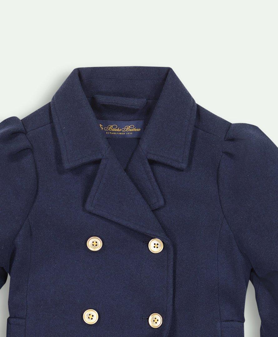 Girls hotsell wool peacoat