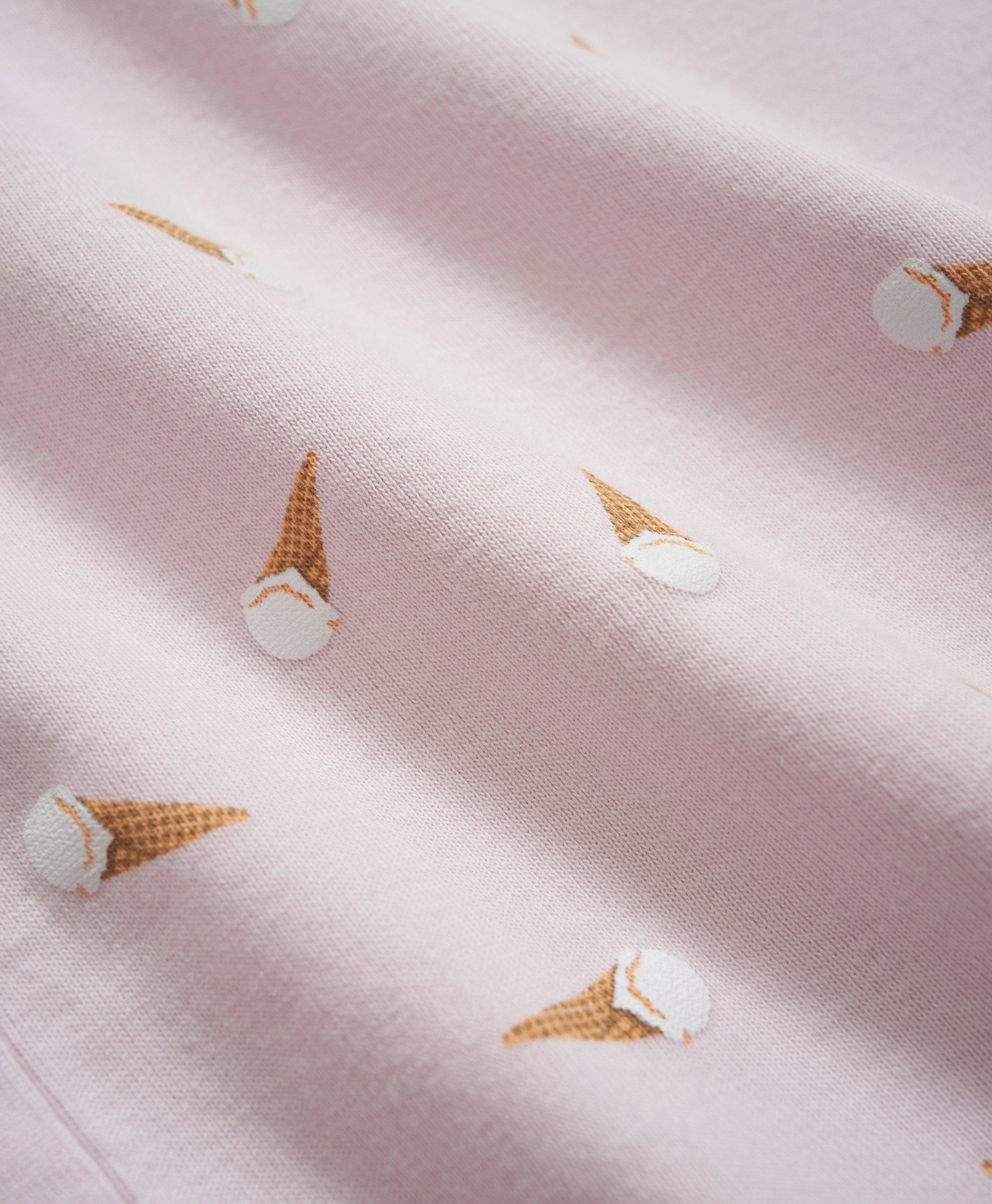 Girls Cotton Printed Pajama Set, image 4