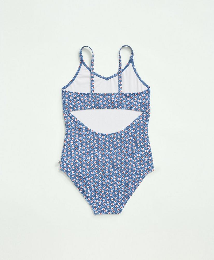 Girls Floral Swimsuit, image 2