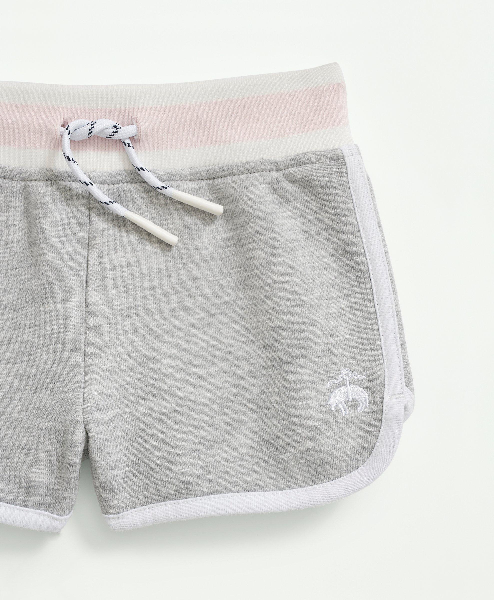 Girls Cotton Fleece Shorts, image 2