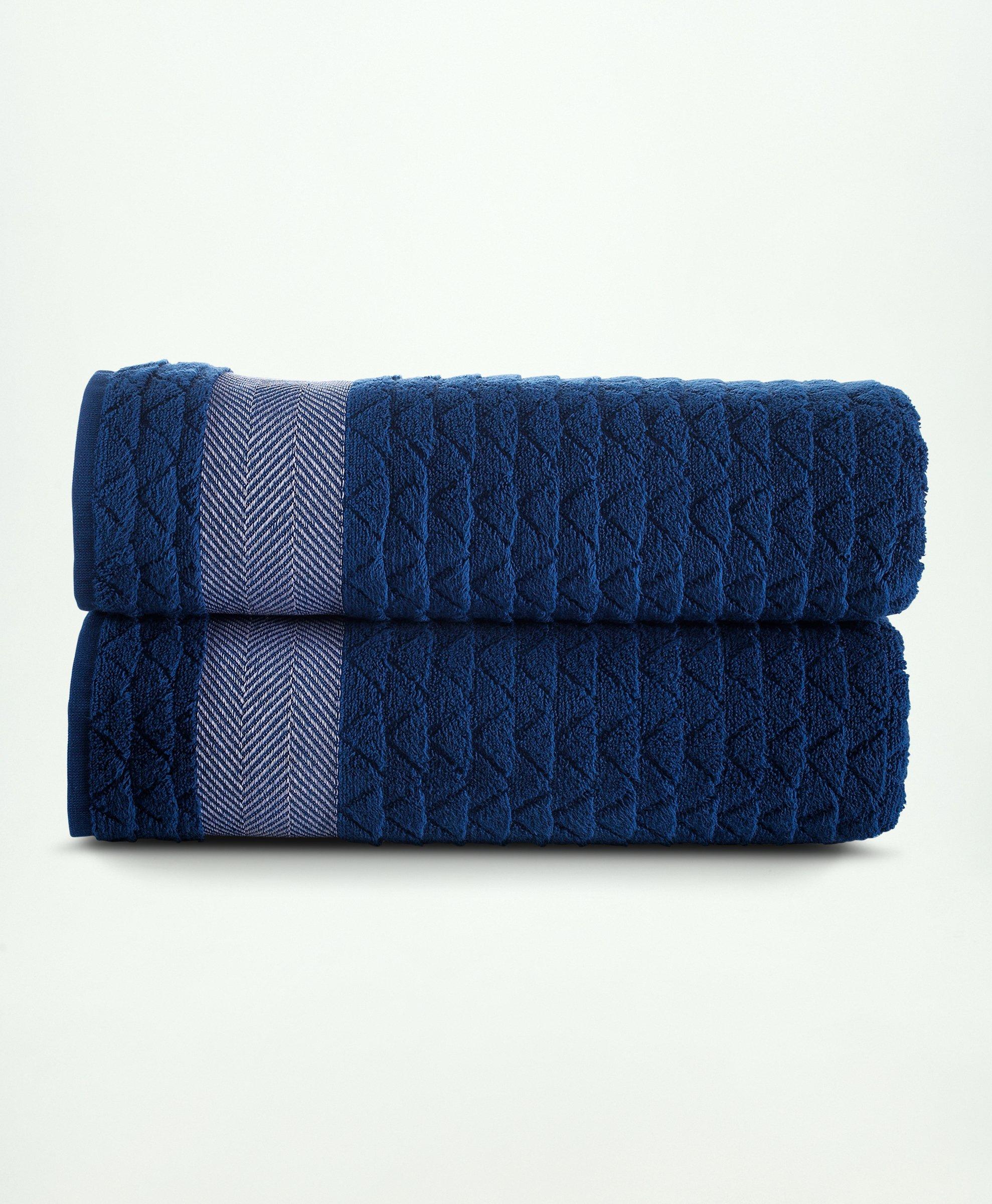 Brooks Brothers Turkish Cotton Bath Towels & Reviews