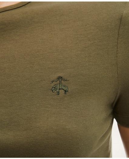 Cotton Jersey Crewneck T-Shirt, image 3