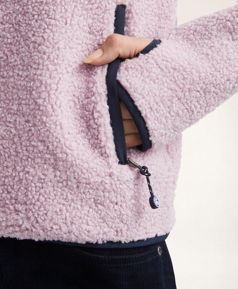 Teddy Fleece Half-Zip Pullover, image 3