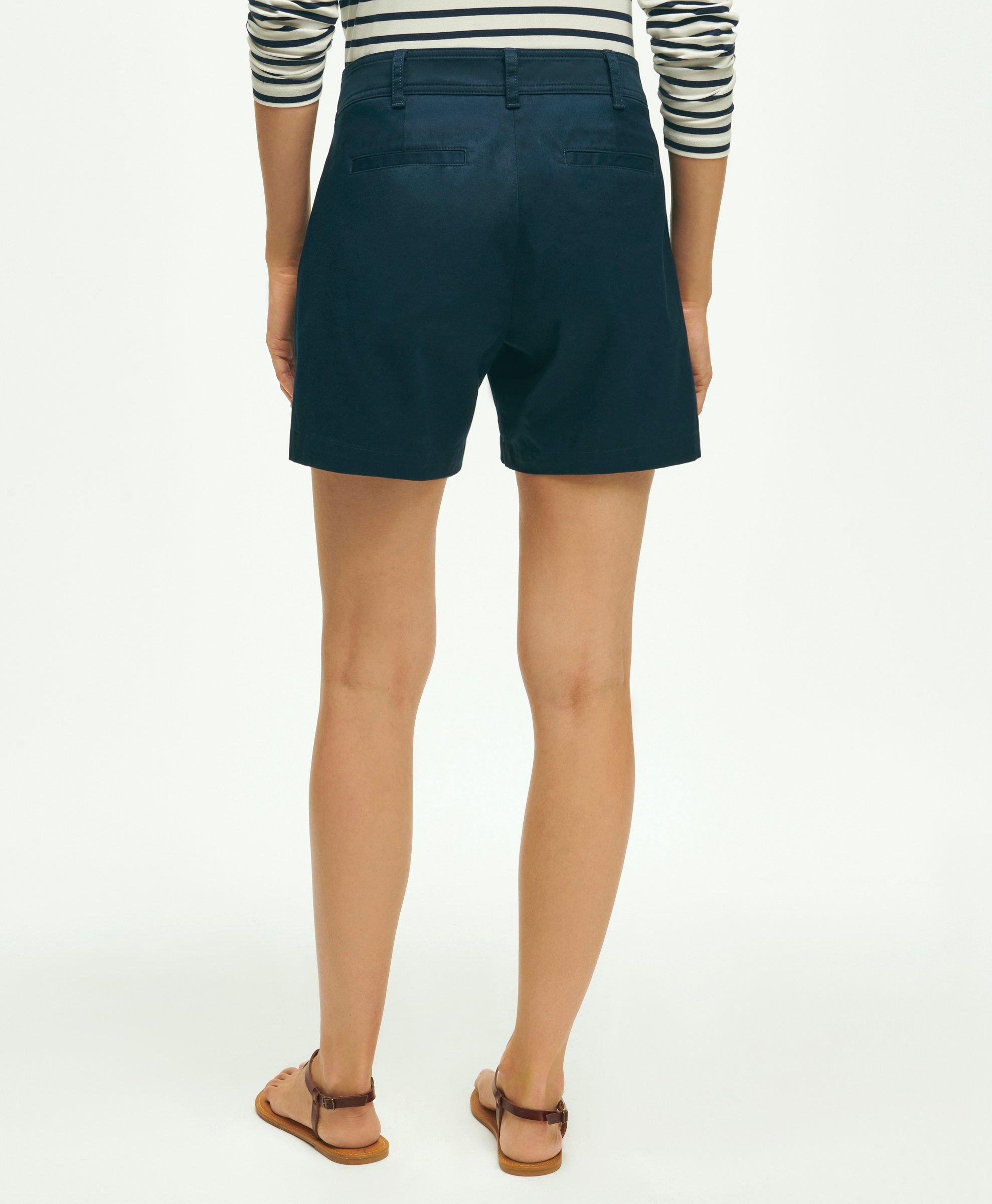 Bermuda Shorts In Stretch Twill - Feather Tan