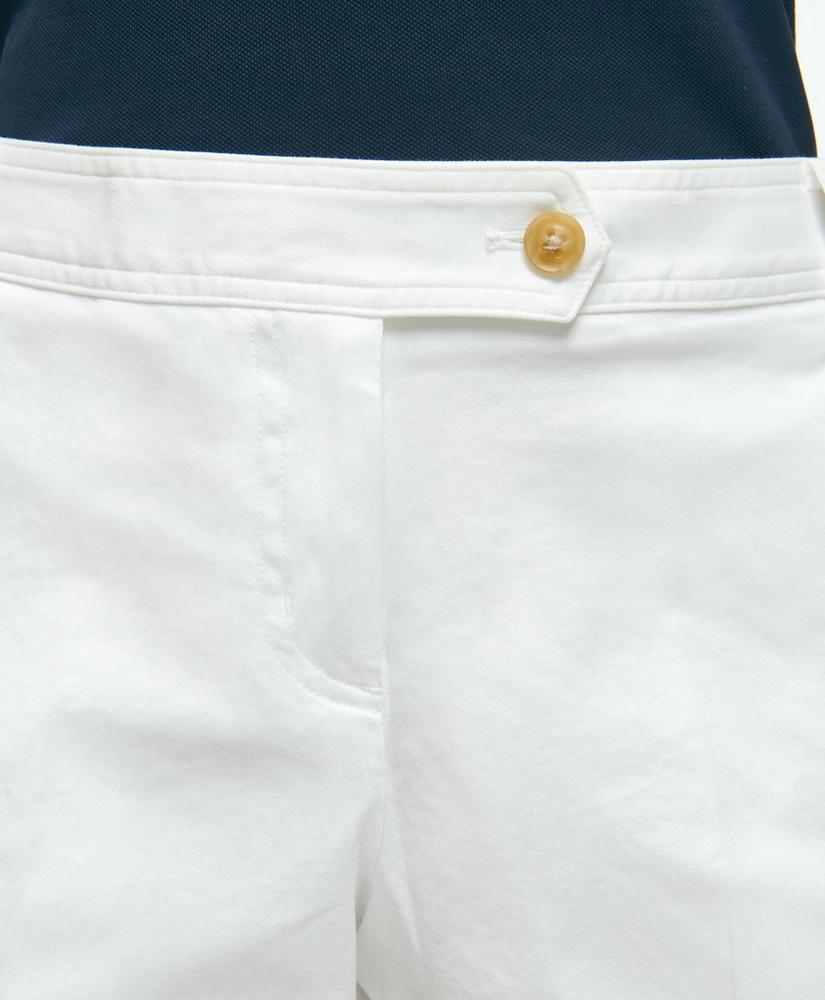 Stretch Cotton Twill Shorts, image 5