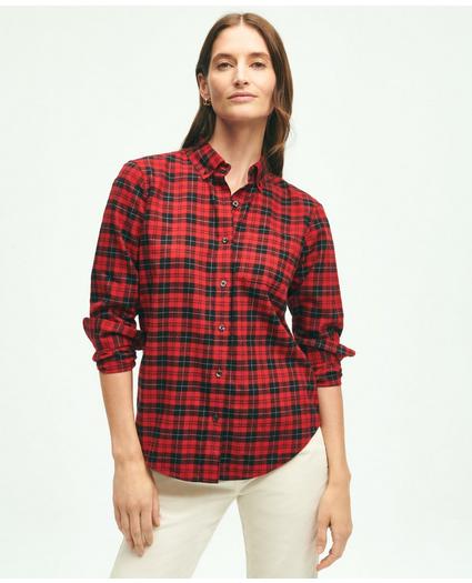 Classic Fit Cotton Flannel Shirt, image 1