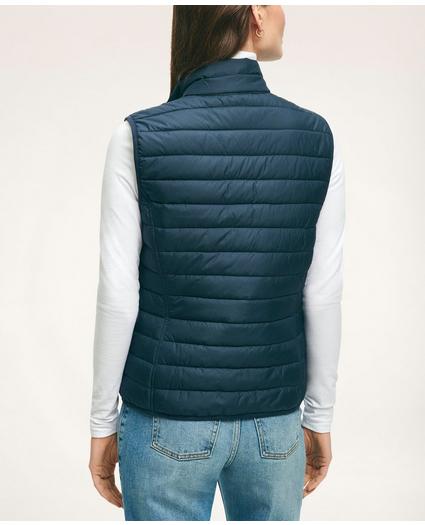 Reversible Water-Repellent Patchwork Puffer Vest, image 4