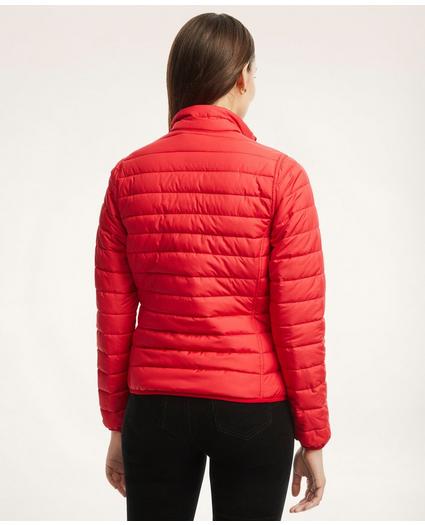 Reversible Water-Repellent Plaid Puffer Jacket, image 4