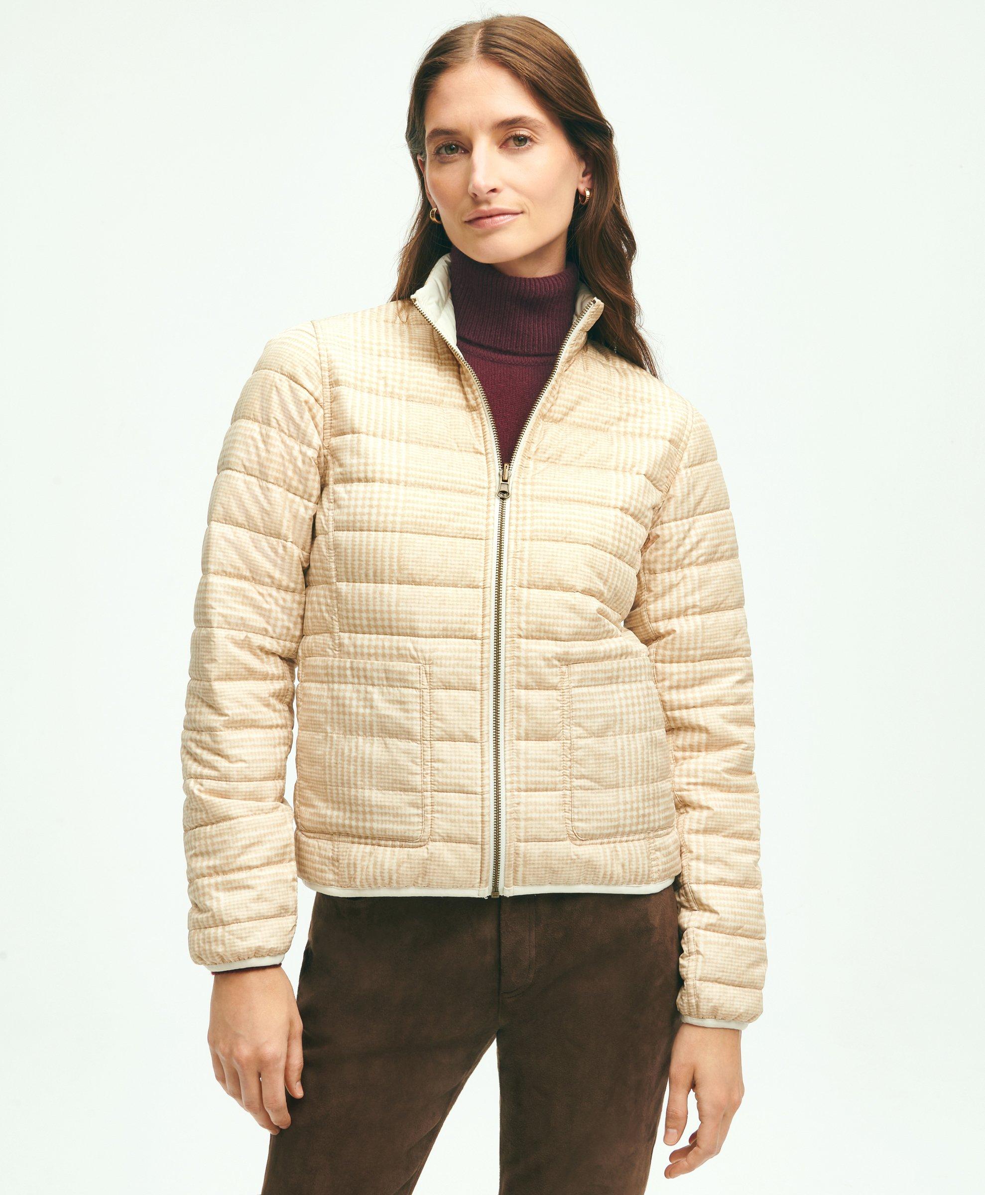 Women's reversible best sale puffer jacket