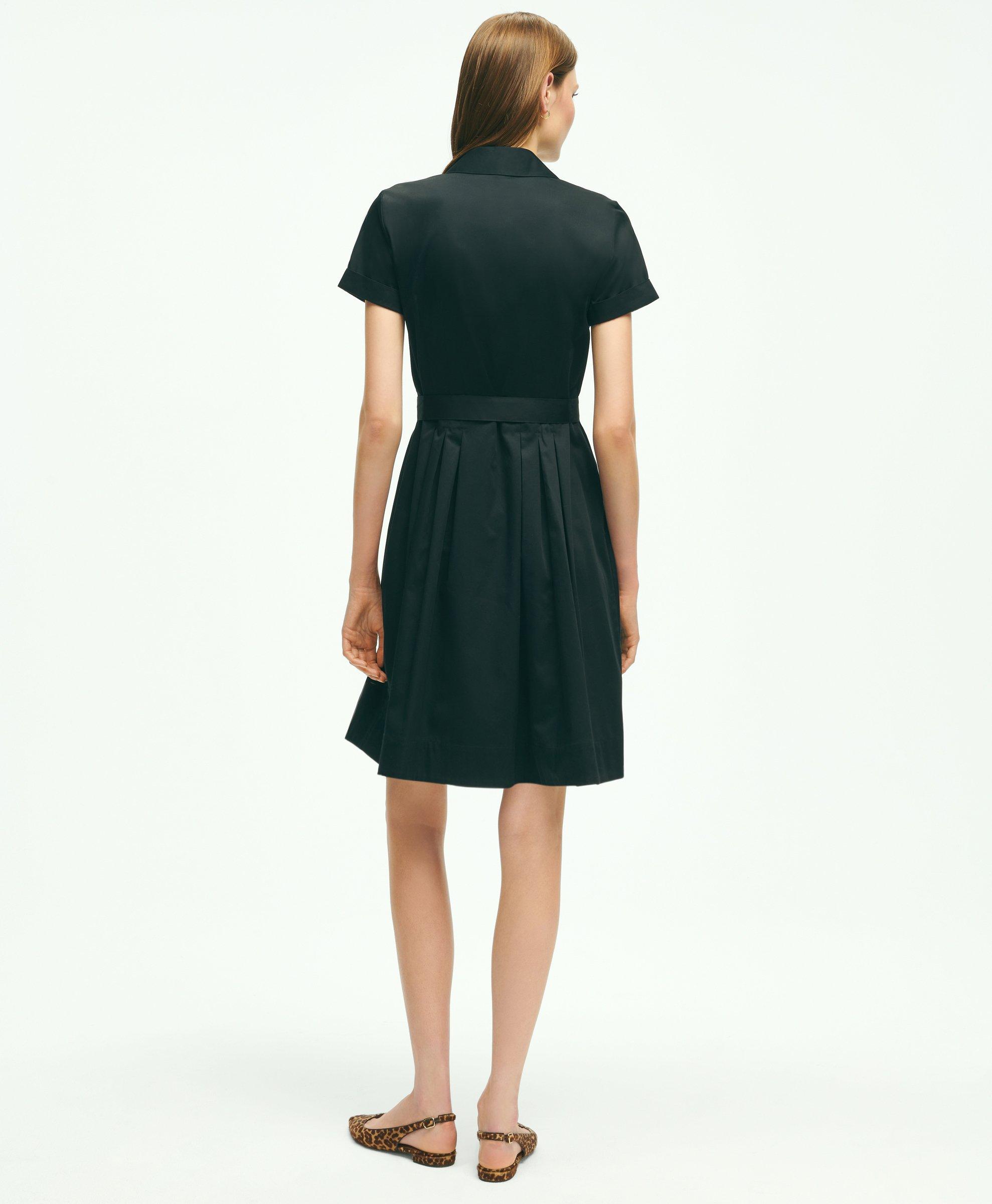 Essentials Womens Short Sleeve Button Front Belted Shirt Dress :  : Clothing, Shoes & Accessories