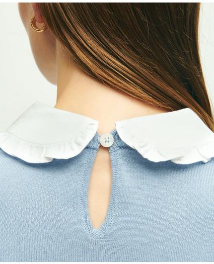 Cotton Removable Collar Sweater, image 4