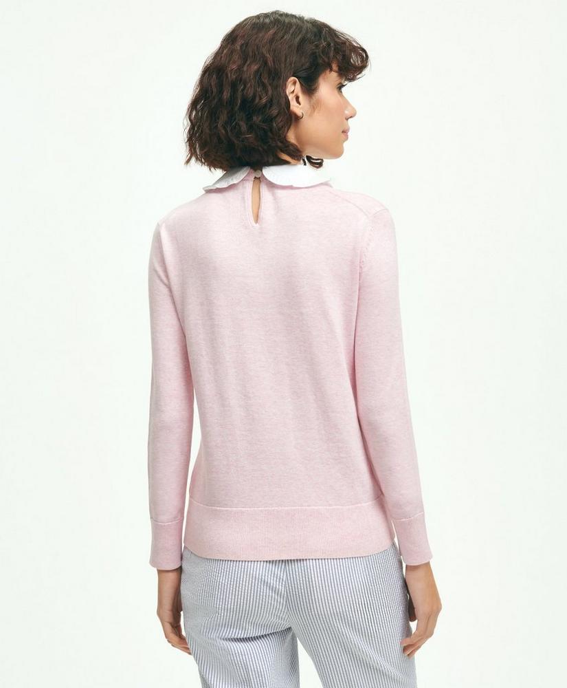Cotton Removable Collar Sweater, image 3