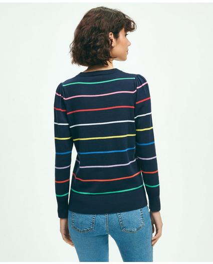Cotton Rainbow Stripe Sweater, image 2