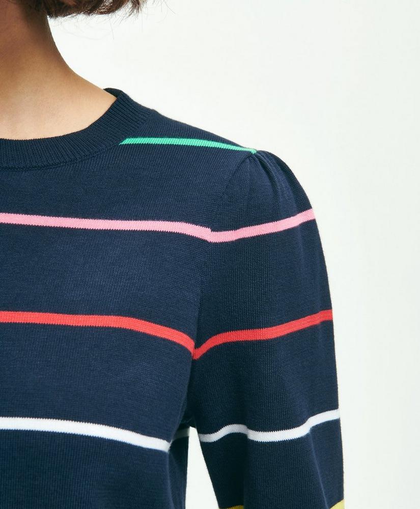 Cotton Rainbow Stripe Sweater, image 3