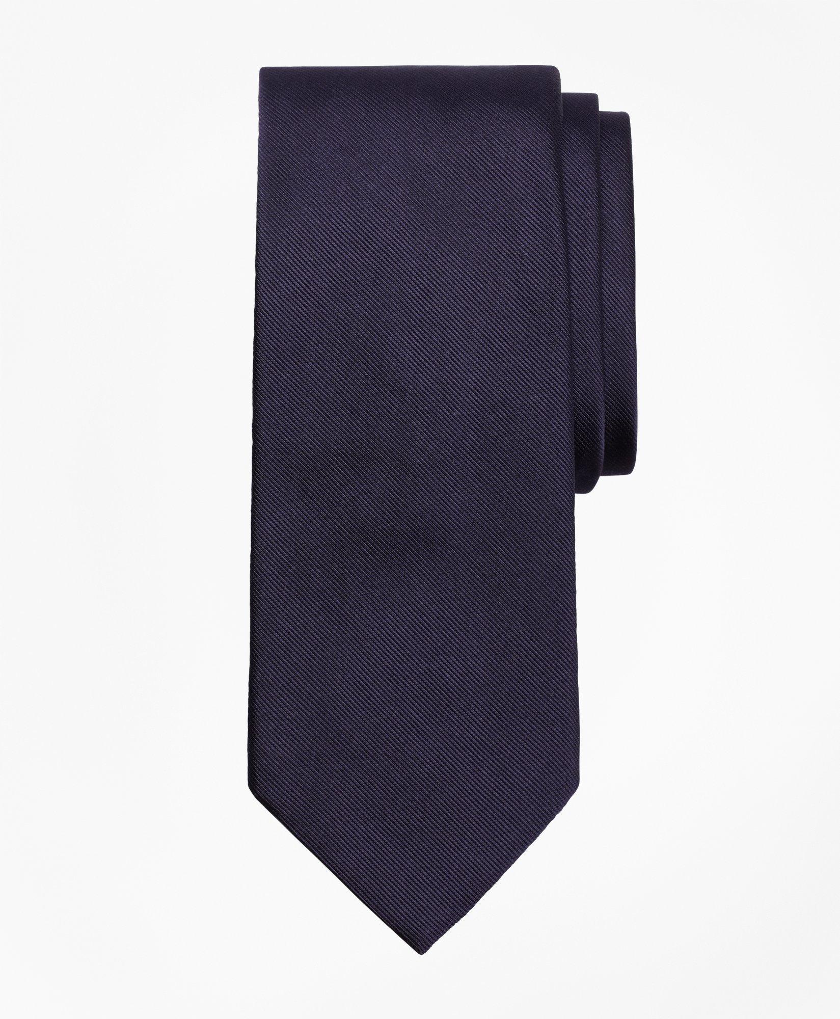 Men's Solid Repp Tie | Brooks Brothers