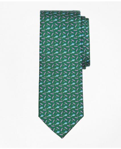 Shark and Surf Board Print Tie, image 1