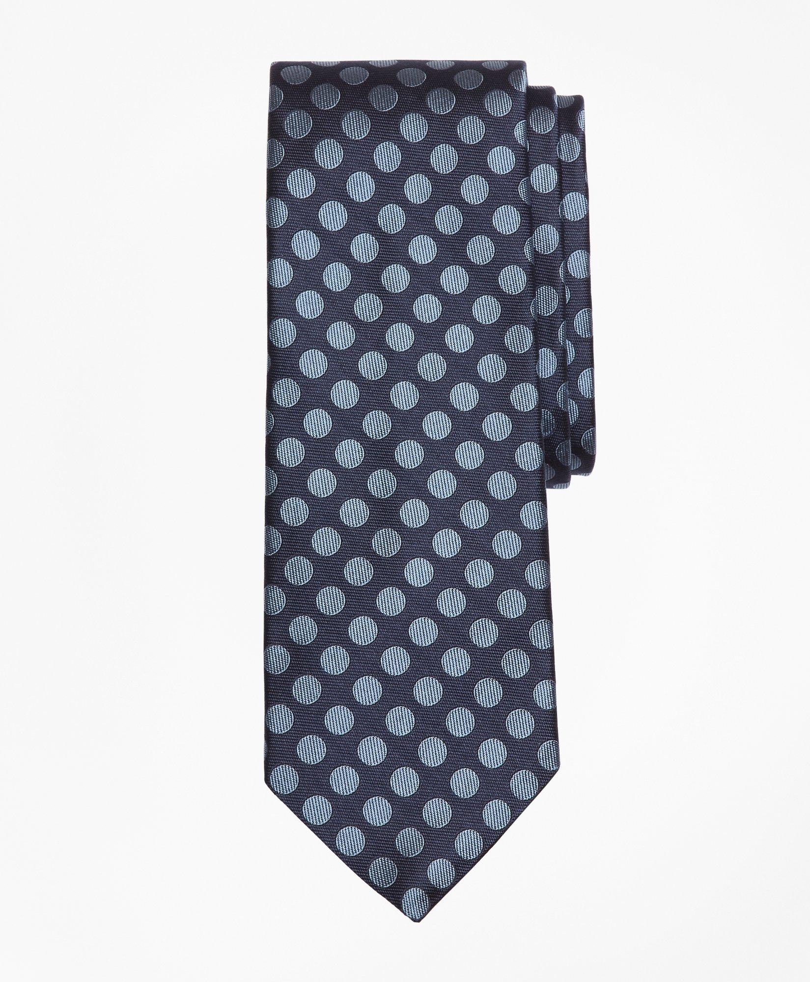 large polka dot tie
