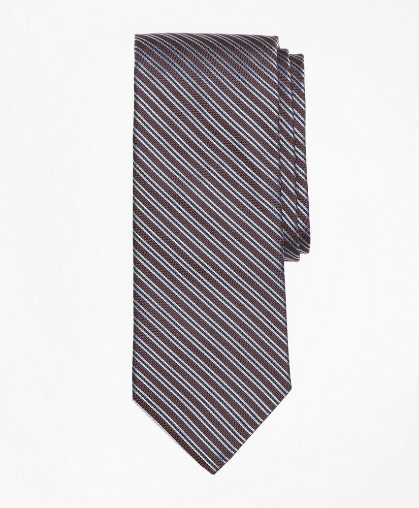 Textured Split Stripe Tie, image 1