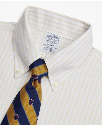 Rugby Stripe Tie with Golden Fleece® Shield, image 2