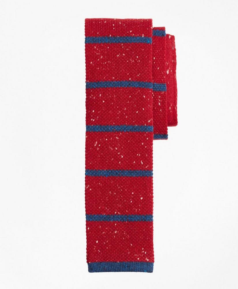 Stripe Donegal Knit Tie, image 1