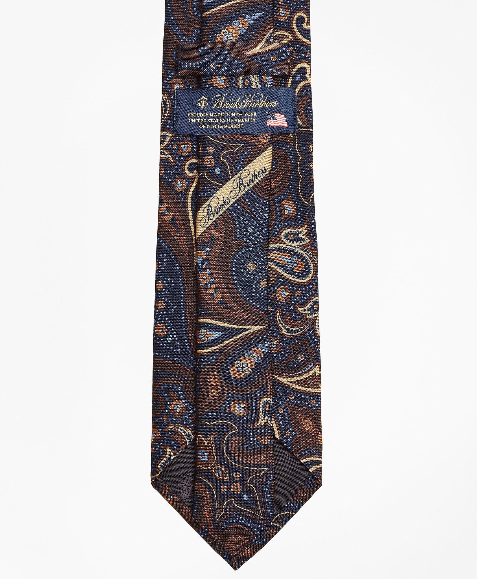 NWT Brooks buy brothers print silk tie