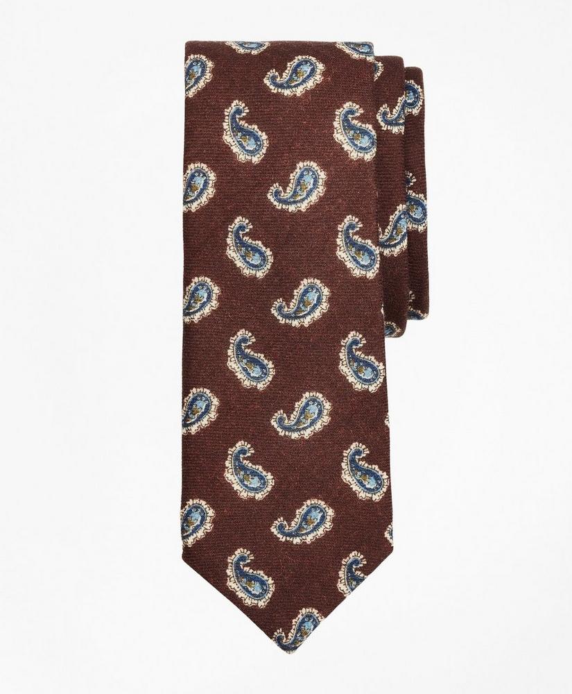 Wool Pine Print Tie, image 1