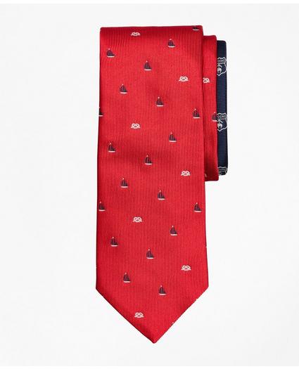 Sail Boat and Nautical Knot Tie, image 1