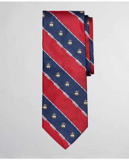 Nautical Fleece Stripe Tie, image 1