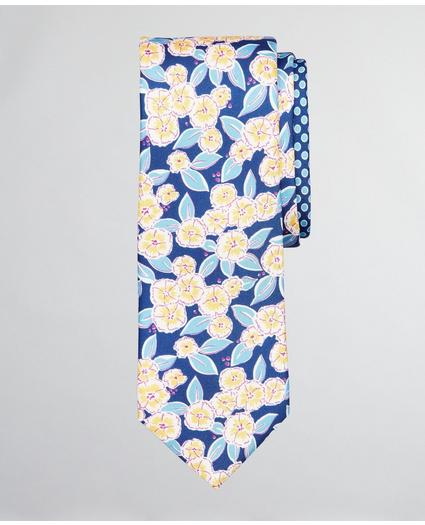 Floral with Dots Print Tie, image 1