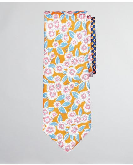 Floral with Dots Print Tie, image 1