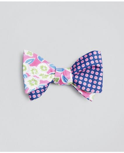 Floral with Dots Bow Tie, image 1
