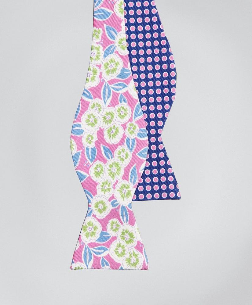 Floral with Dots Bow Tie, image 2