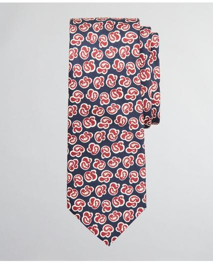 Limited Edition Archival Collection Pine Silk Tie, image 1