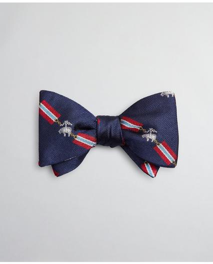 Fleece and Flag Bow Tie, image 1