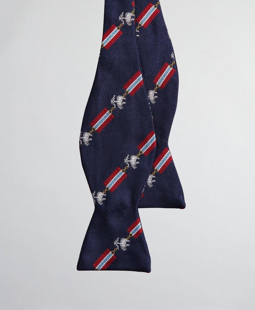 Fleece and Flag Bow Tie, image 2