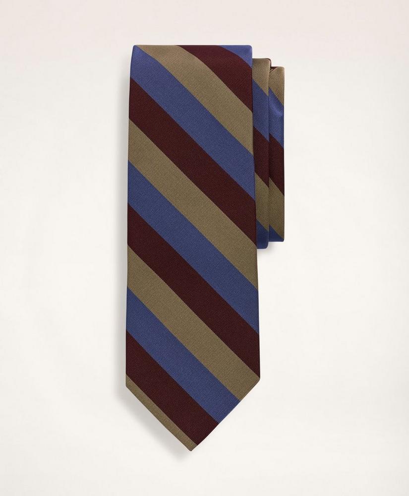 Guard Striped Silk Tie, image 1