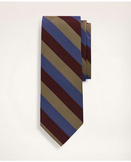 Guard Striped Silk Tie, image 1