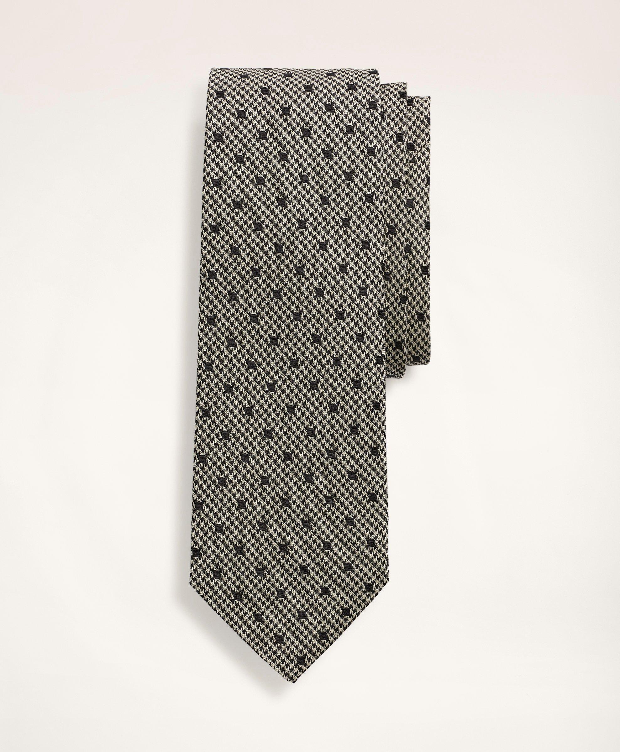 Silk Houndstooth Tie
