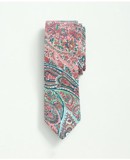 Linen Jacquard Paisley Pattern Tie, image 1