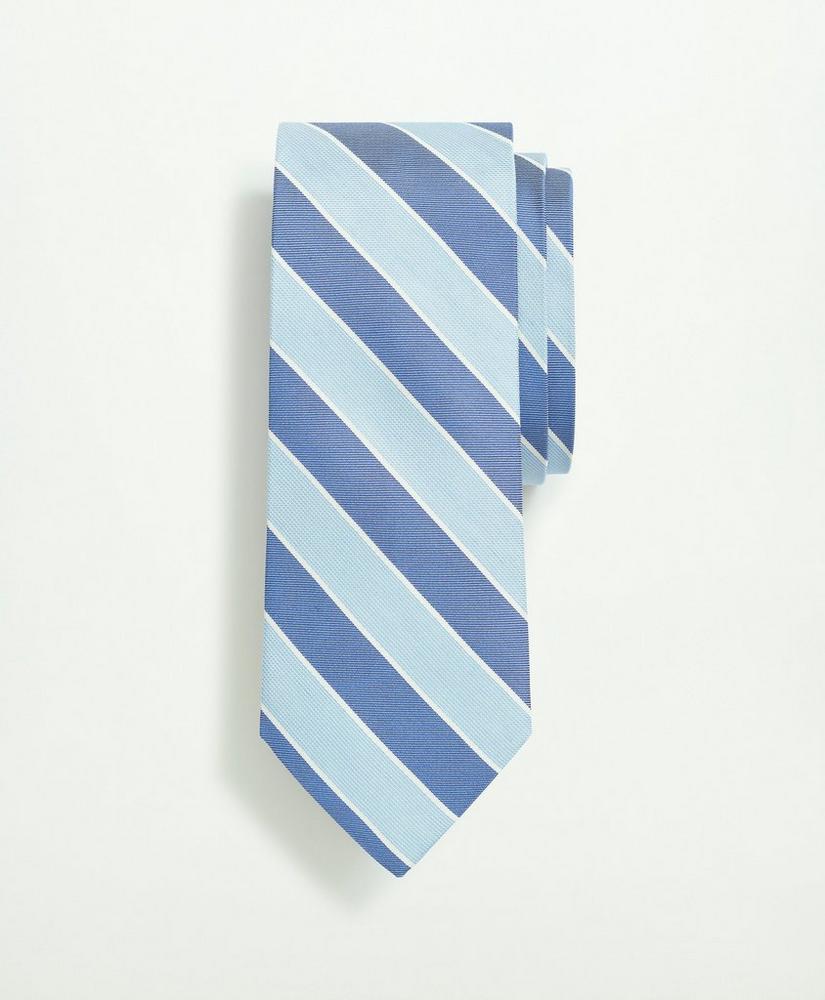 Silk Twill Stripe Tie, image 1