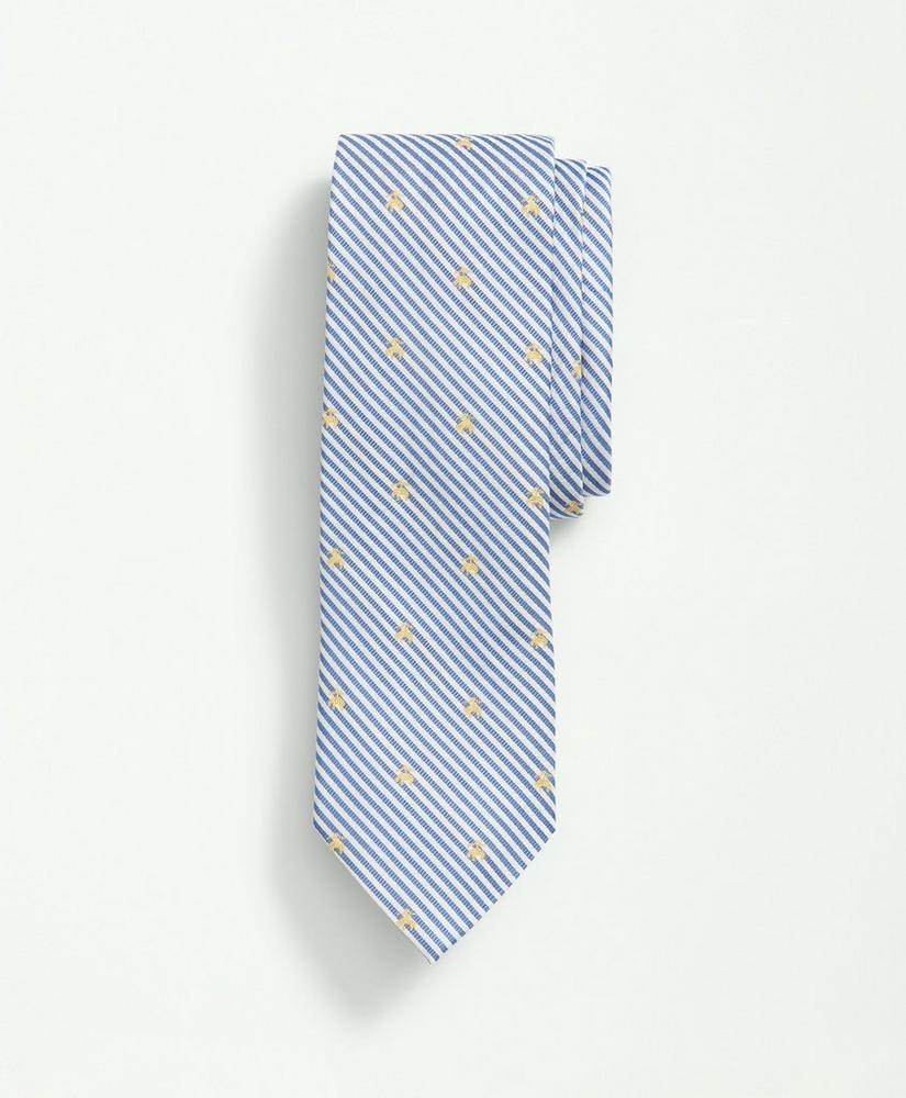 Silk Seersucker Pattern Tie, image 1