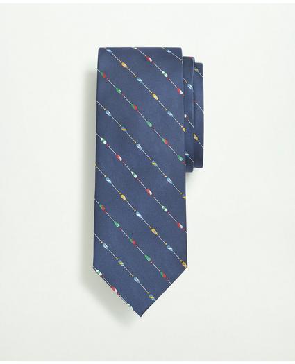 Silk Oar Stripe Tie, image 1