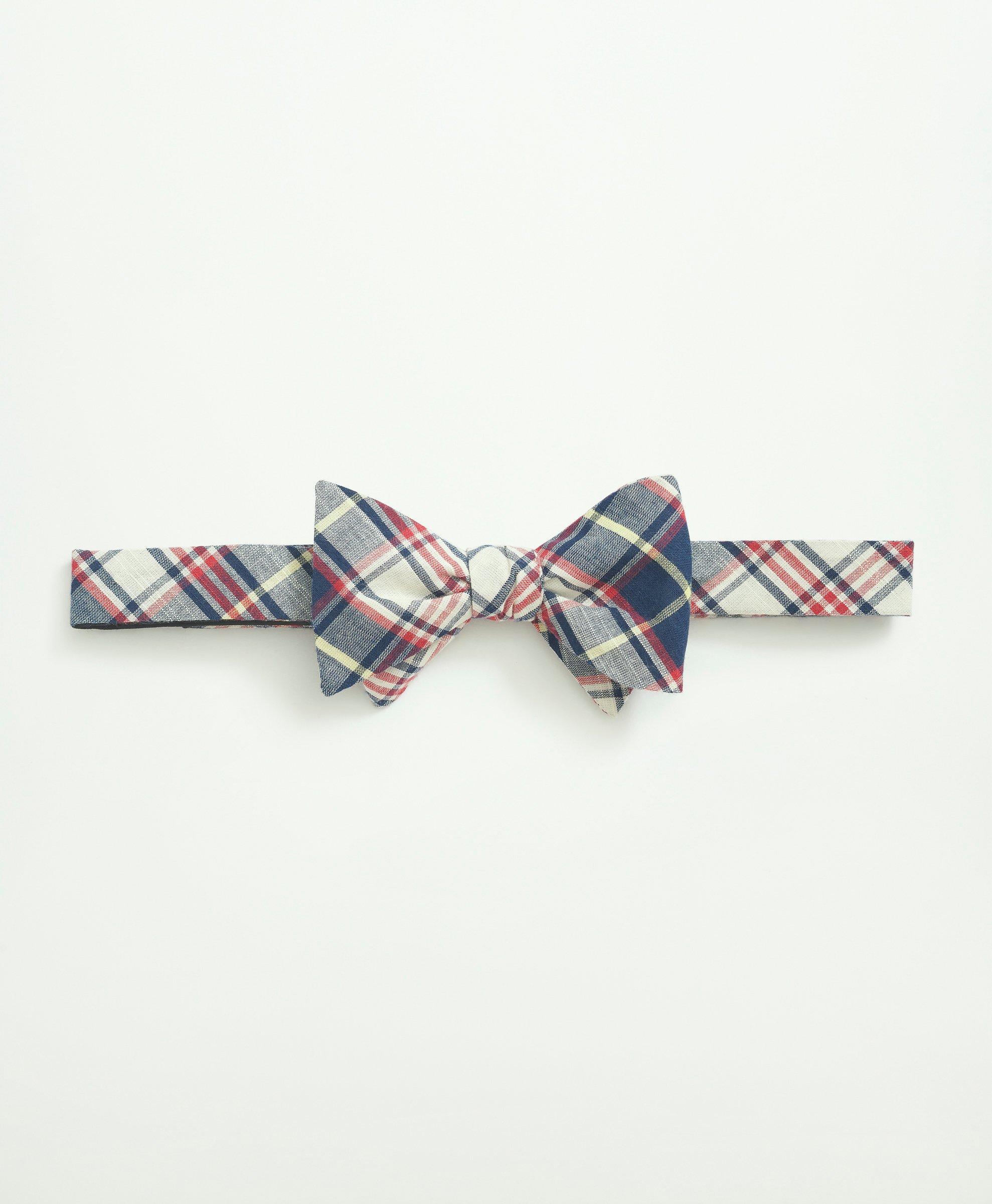Cotton Madras Bow Tie