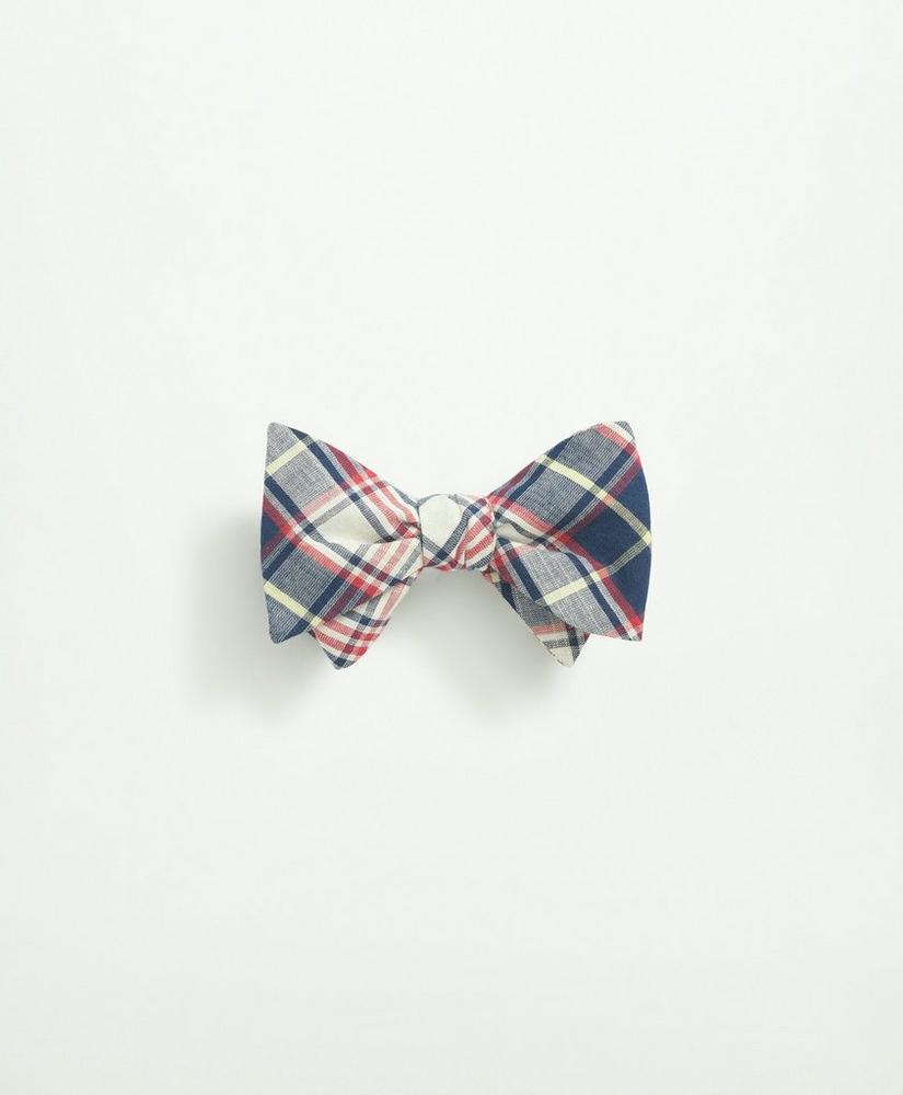 Cotton Madras Bow Tie, image 3