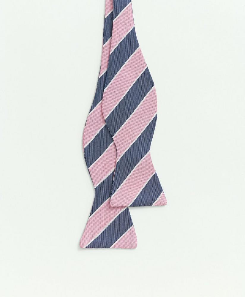 Silk Striped Bow Tie, image 2